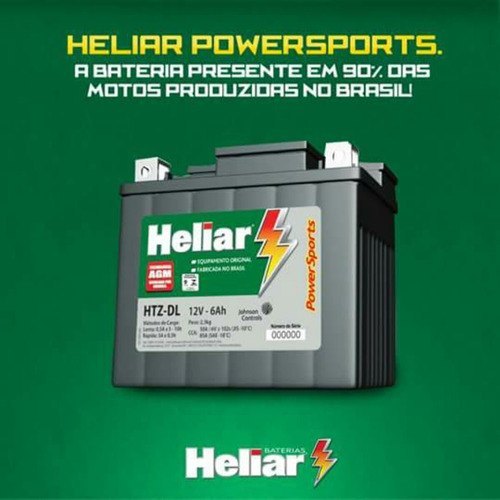 Bateria Moto Heliar Original 5lbs Cg150/tintan125/bros/xlr