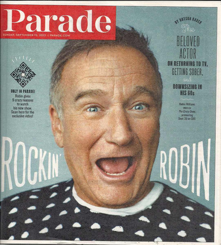 Jornal Parade: Robin Williams / Sheryl Crow / Setembro 2013