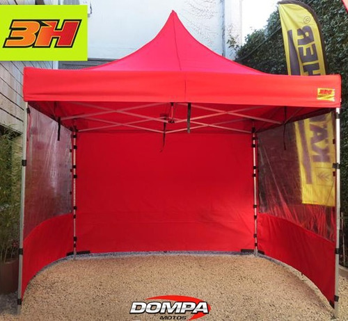 Carpa Plegable 3h 3x3 Aluminio C/laterales Gazebo Playa 6