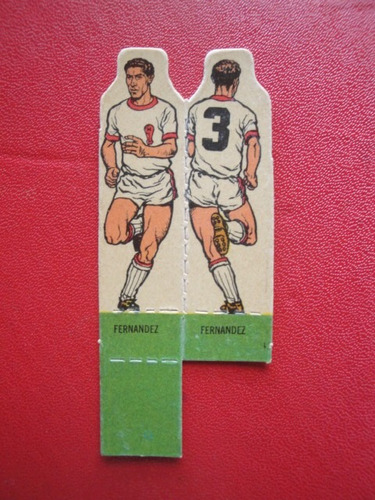 Figuritas Crack 1968 Silueta Huracan 3 Fernandez