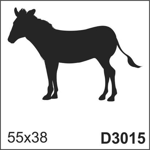 Adesivo D3015 Cavalo Egua Cavalinho Abstrato Animal Horse