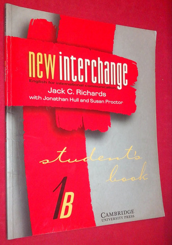 New Interchange, Student's Book 1b Cambridge, Jack Richards