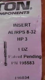 Inserto Easton Al/rps 8-32 Hp 3 1 Dz