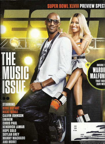 Revista Espn: Kobe Bryant & Nicki Minaj / Eminem & Calvin Jo