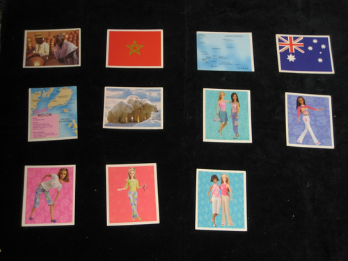 Figuritas Sueltas Barbie Trajes Del Mundo X 34