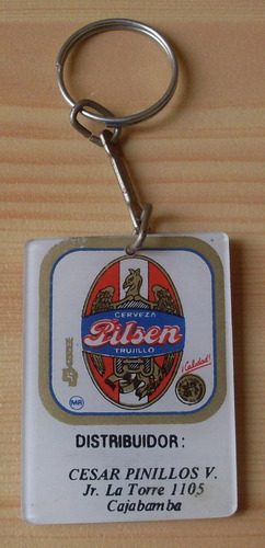 Llavero Pilsen Trujillo Antiguo 1984 (Usado)