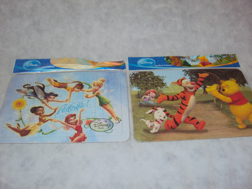 Brinquedo Antigo, 02 Quebra Cabeças Disney (lacrados)