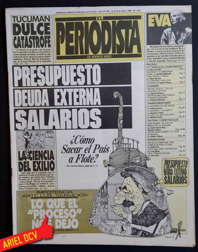 [el Periodista] N°88 | May86 |deuda Externa/salarios/proceso