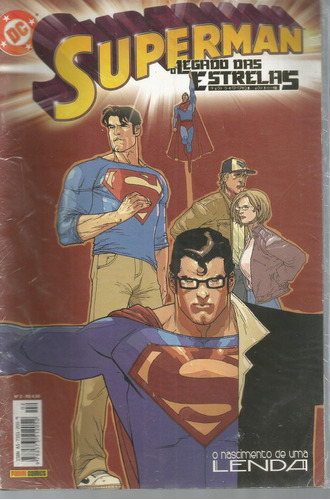 Superman O Legado Das Estrelas N° 02 - O Nascimento De Uma Lenda - Em Português - Editora Dc - Formato 17 X 26 - Capa Mole - 2004 - Bonellihq Cx441 H18