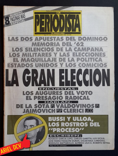 [el Periodista] N°156 | Sep87 | Bussi/proceso/de La Sota