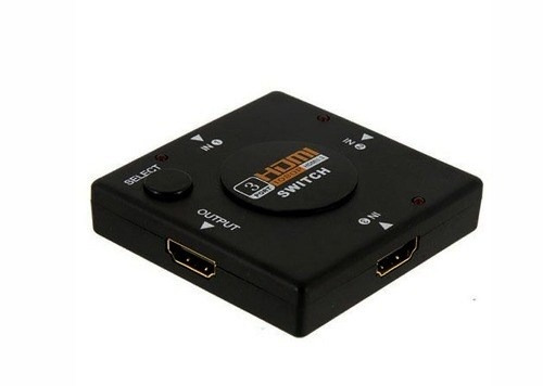 2 Pzas Switch Selector Hdmi 3 Puertos 1080p Audio Splitter