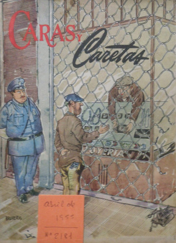 Revista Caras Y Caretas. Abril De 1955 Nº 2181