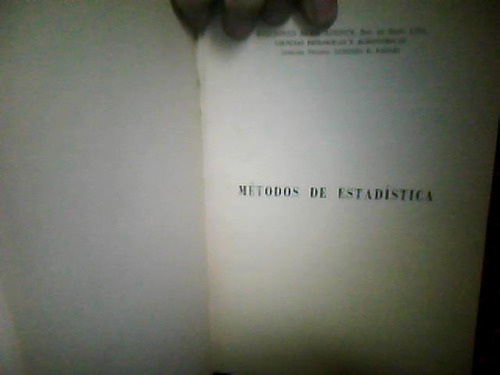Métodos De Estadística George Snedecor 1948