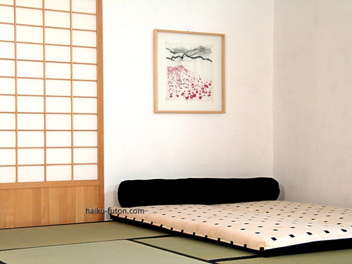 Futón Japonés De 1 Plaza Algodón Natural