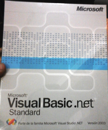 Visual Basic.net Standard 2003 Español Box Licencia Original