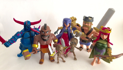 Kit Com 5 Bonecos Clash Of Clans - Action Figure