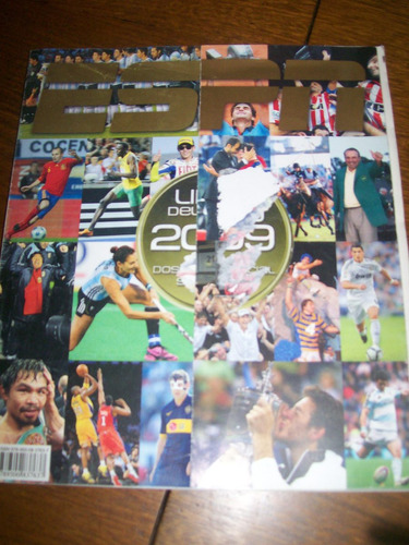 Espn Libro Anuario 2009 Messi Veron Muhammad Ali Federer