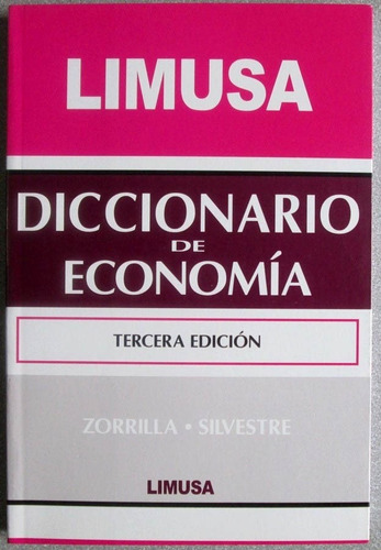 Diccionario De Economía 3a Edición / Limusa