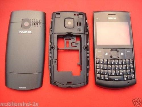 Carcasa Nokia X2 01 Negras Rojas Full Completas Originales