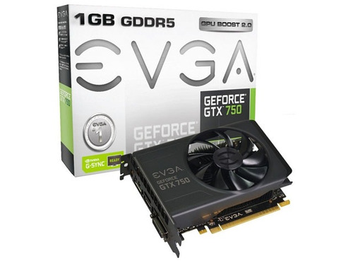 Geforce Evga Nvidia Gtx-750 1gb Ddr5 128bits 5012mhz / 1020m