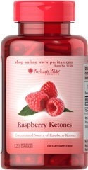 Baje De Peso Raspberry Ketones 120 Cap Cetonas Frambuesa*