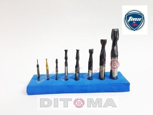 Set 9 Fresas Esfericas Revestidas Metal Duro Endmill