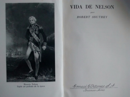 Vida De Nelson Robert Southey Emece Editores Tapa Dura