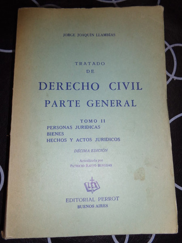 Tratado De Derecho Civil  Parte General