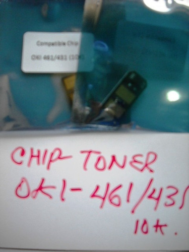 Chip Compatible Ok Y Mb461/471/491, B411/431 +lp 10k