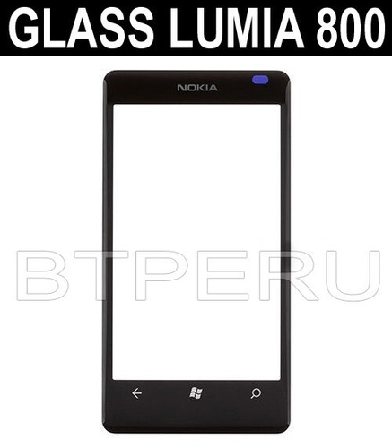 Pantalla Externa Nokia Lumia 800 Glass Lens Screen Vidrio