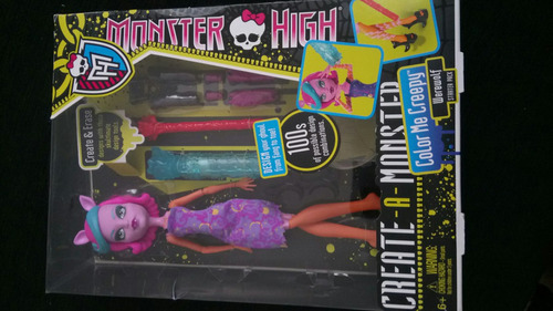 Monster High Boneca Para Criar E Apagar No Corpinho