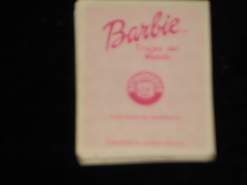 Figuritas Sueltas Barbie Trajes Del Mundo X 34