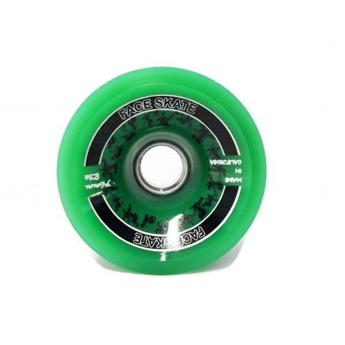 Roda Longboard Face Skate 76mm 83a Verde - Speed Ldp Rolé