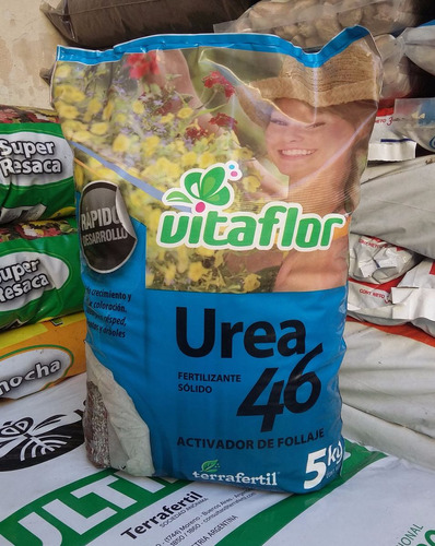 Fertilizante Urea 5kg Terrafertil Crecimiento Plantas Cesped