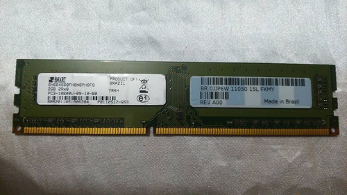 Memoria Smart Ddr3 2gb Pc3 10600u 2rx8