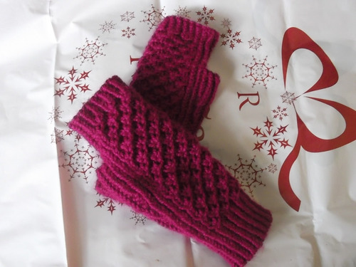 ´´ Mitones¨´ Exclusivos Y Elegantes Tejidos  A Crochet
