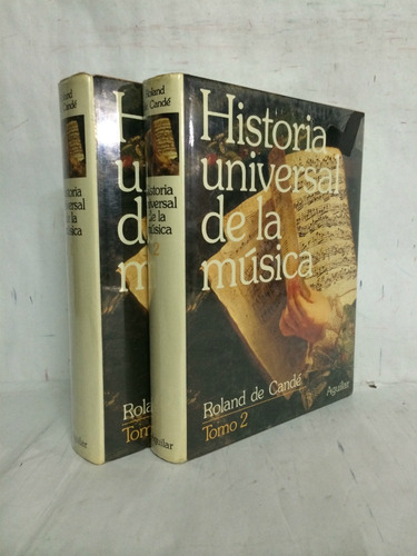 Historia Universal De La Música 2 Vols Aguilar Agl1