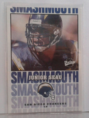 2001 Upper Deck Vintage Smashmouth #s2 Junior Seau