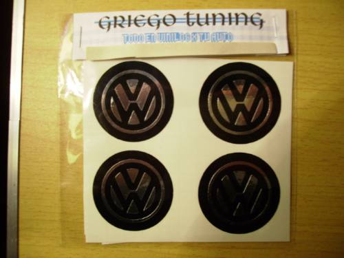 Tun Adhesivos En Vinilo Volkswagen X Llantas Son 4 De 4,5 Cm