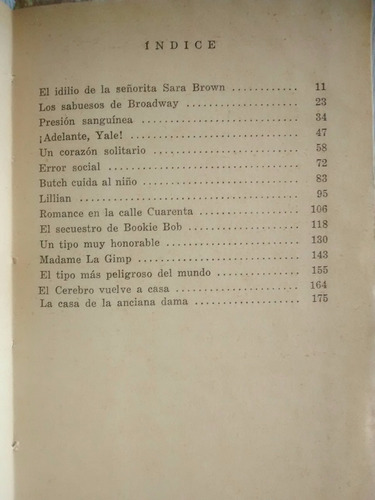 Imagen 1 de 4 de Tipos Y Tipas Damon Runyon Los Libros Del Mirasol