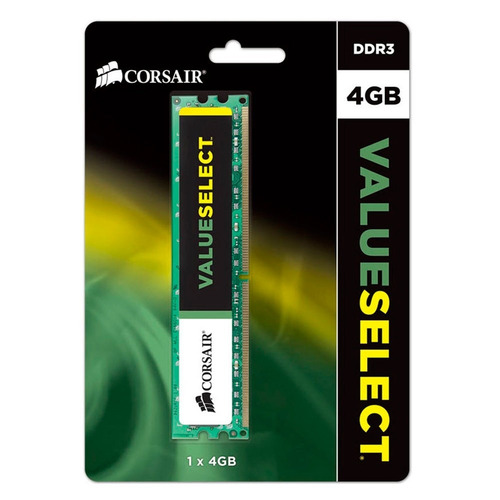 Memória Ram Corsair 4gb (1 X 4gb) Ddr3 Dimm 12x Sem Juros