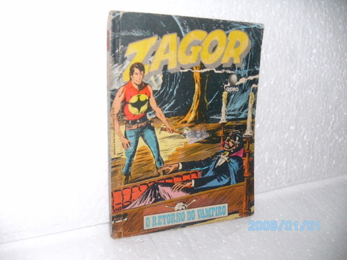 Hq Gibi Zagor Editora Globo Nº27 O Retorno Do Vampiro