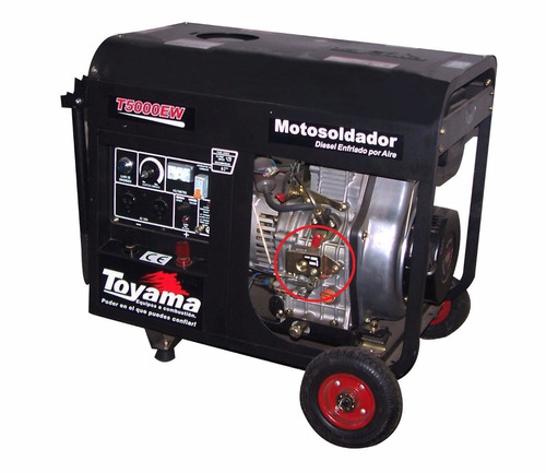 Motosoldador Disel 160amp 2kw 12v Toyama