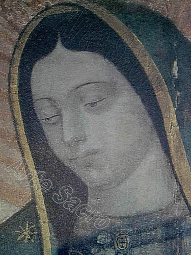 Imagen 3 de 6 de Litografia Original Virgen De Guadalupe 66cm