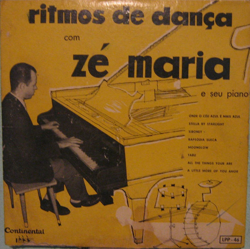 Zé Maria & Piano - Rítmos De Dança - 1º Lp - 10 Polegadas