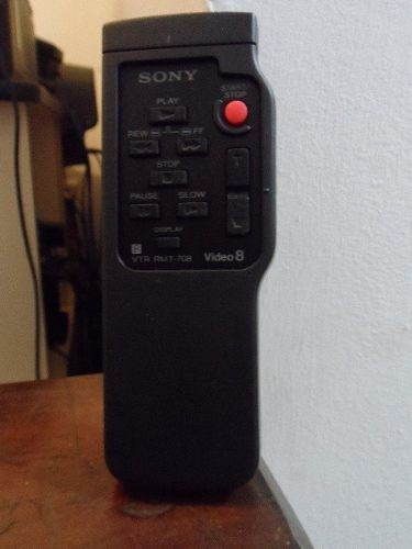 Control Remoto Para Filmadora Sony Video 8 Vtr Rtm-708