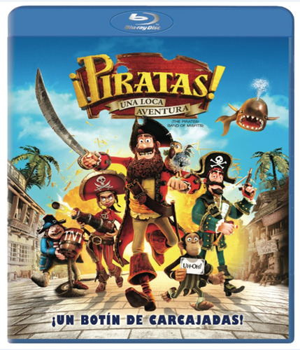 Piratas  Una Loca Aventura  Bluray Nuevo Original Sellado