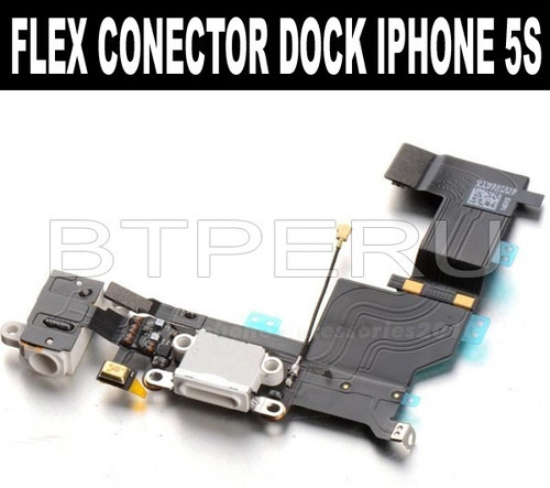 Cable Flex Dock Puerto Carga iPhone 5s Jack Audio Zocalo