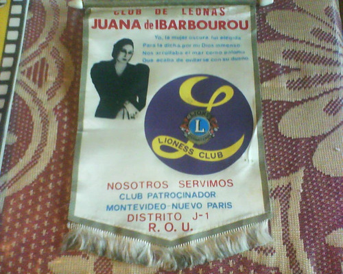 Banderin Club De Leones Juana De Ibarbourou