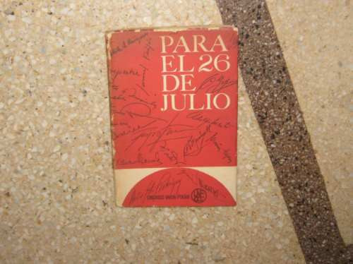 1962 Poesia Revolucion Cubana Homenaje Al 26 De Julio Piñera